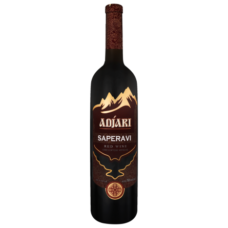 Вино Adjari Саперави красное сухое 0.75 л slide 1
