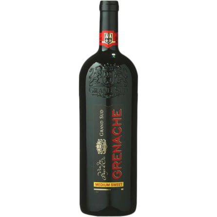 Вино Grand Sud Grenache красное полусладкое 1 л