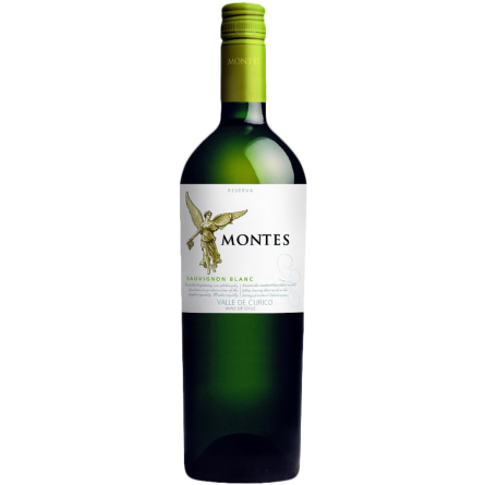 Вино Montes Reserva Sauvignon Blanc біле сухе 0.75 л slide 1