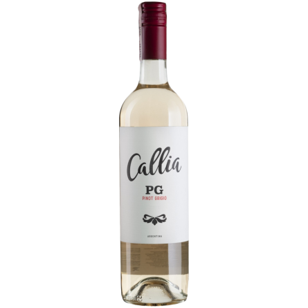 Вино Callia Pinot Grigio белое сухое 0.75 л slide 1