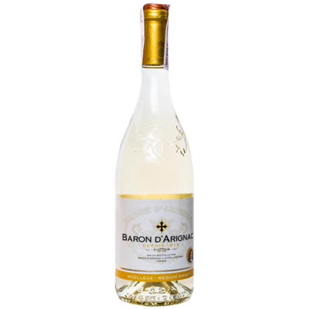 Вино Baron d'Arignac біле напівсолодке 0.75