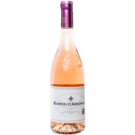 Вино Baron d'Arignac розовое полусладкое 0.75 л