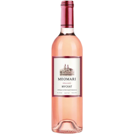 Вино Meomari Мускат рожеве напівсолодке 0.75 л