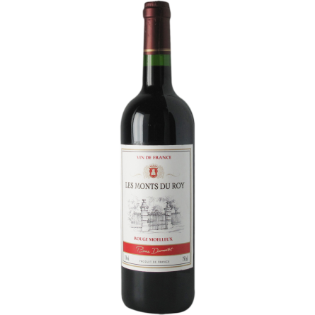 Вино красное Les Monts du Roy Pierre Dumontet Rouge Moelleux полусладкое 11% 0.75 л slide 1