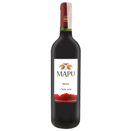Вино Mapu Merlot красное сухое 0.75 л