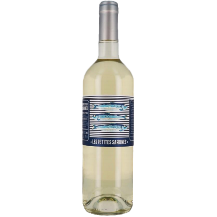 Вино Les Vins Aujoux Les Petites Sardines Pays d'Oc Sauvignon біле сухе 0.75л slide 1