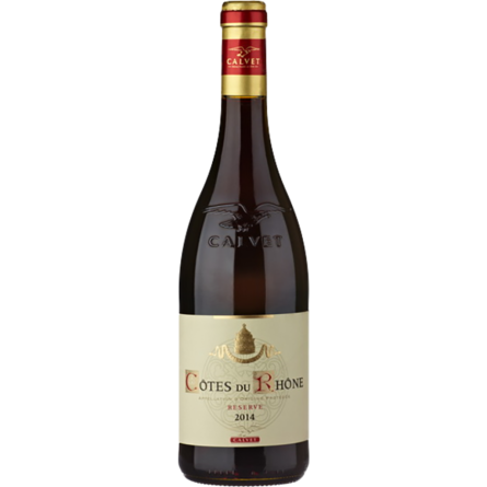 Вино Calvet Cotes du Rhone Reserve червоне сухе 0.75 л slide 1