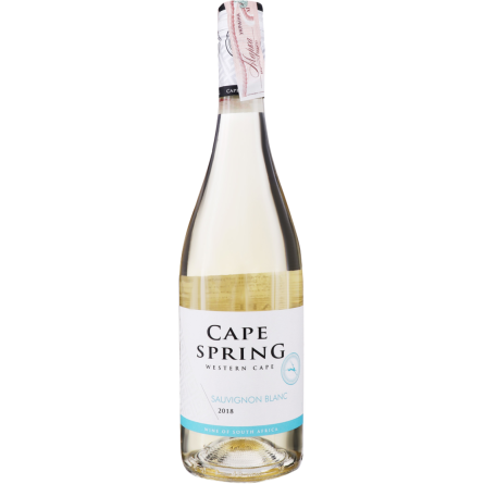 Вино Cape Spring Sauvignon Blanc біле сухе 0.75 л
