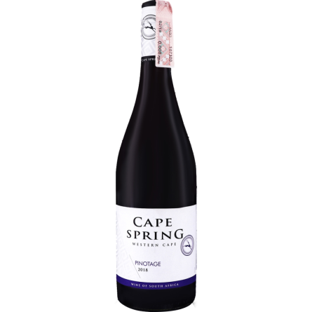 Вино Cape Spring Pinotage красное сухое 0.75 л