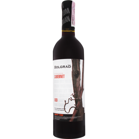 Вино Bolgrad Cabernet червоне сухе 0.75 л