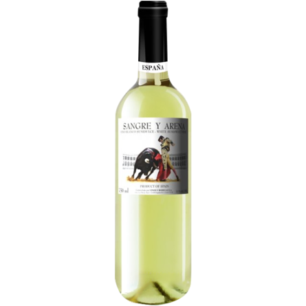 Вино Sangre y Arena Blanco semidulce белое полусладкое 0.75 л