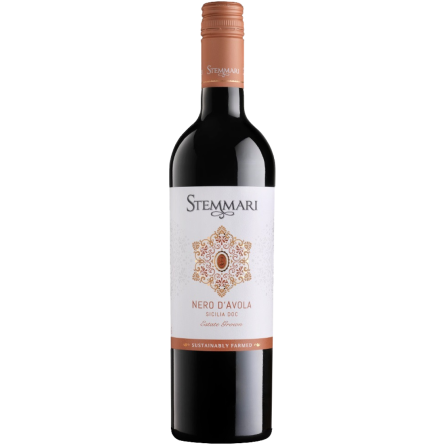 Вино Stemmari Nero d'Avola Sicilia красное сухое 0.75 л