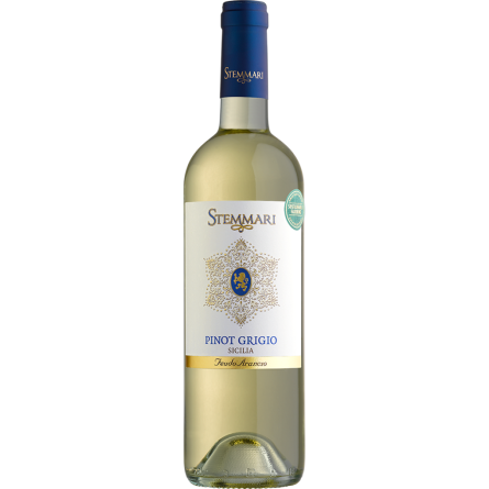 Вино Stemmari Pinot Grigio біле сухе 0.75 л