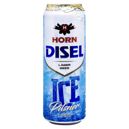 Пиво Horn Disel Ice Pilsner світле 4,7% 0,568л slide 1