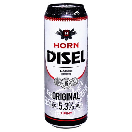 Пиво Horn Disel Original 5,3% 0,568л slide 1