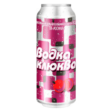 Напій слабоалкогольний Росинка Водка-клюква сильногазований 7% 0,5л mini slide 1