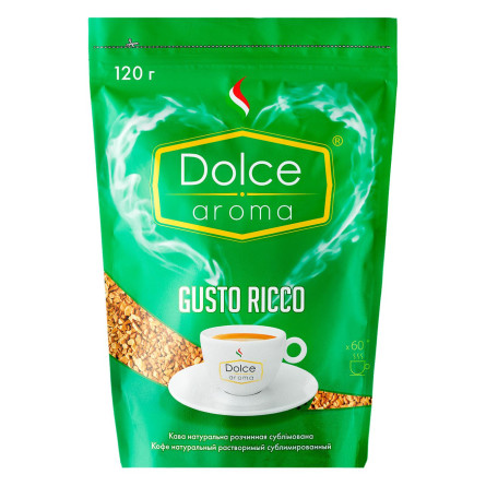 Кава Dolce Aroma Gusto Ricco розчинна 120г