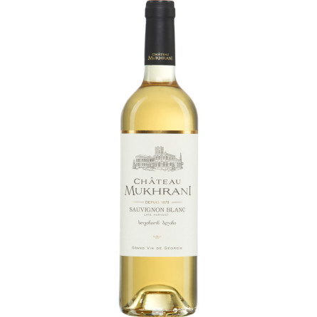 Вино Chateau Mukhrani Sauvignon Blanc пізнього збору біле напівсолодке 0.75 л 13%