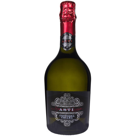 Вино ігристе Contessa Chiara Asti DOCG 2020 біле солодке 0.75 л 7.5%