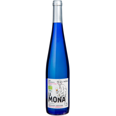 Вино LA MONA Органічне біле напівсолодке 0.75 л 12%