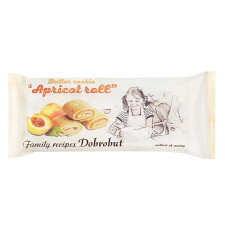 Печиво здобне абрикосовий ролл Добробут 150г mini slide 1