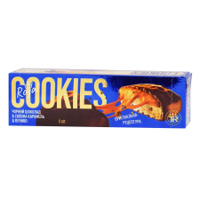 Печиво пісочне cookies солона карамель в чорному шоколаді Truff Royal 108г mini slide 1