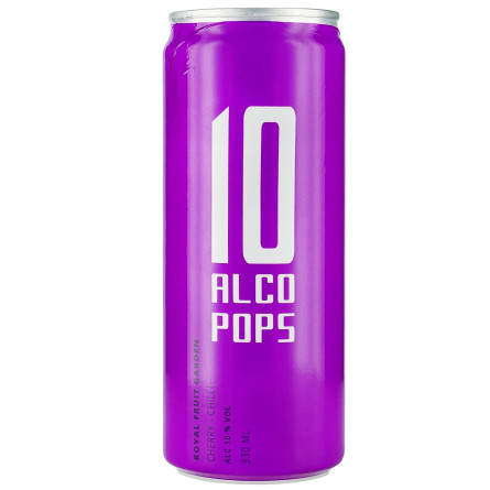 Напій зброджений Alco Pops Вишня-Чілі газований 10% 0,33л slide 1