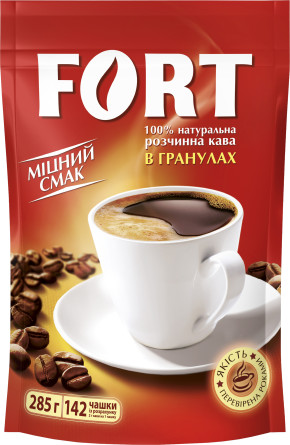 Кофе Fort растворимый в гранулах 285г