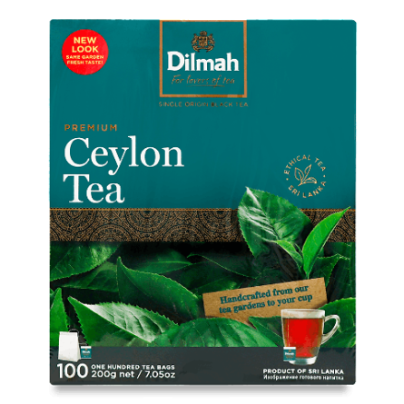 Чай Dilmah Premium з ярликом