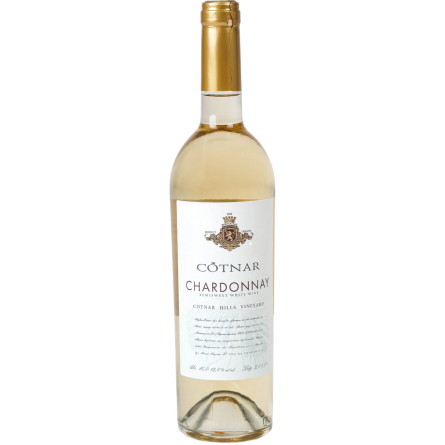 Вино Cotnar &quot;Шардоне&quot; біле напівсолодке 0.75 л 9-13%