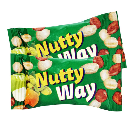 Цукерки Vale Nutty Way горіхові мюслі з фруктами частково глазуровані вагові slide 1