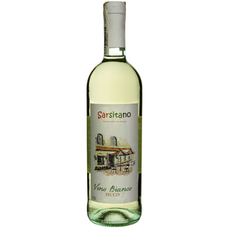 Вино Sarsitano Vino Bianco Secco белое сухое 0.75 л 10.5%