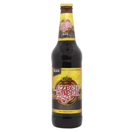 Пиво Czech Royal Beer Black темне 4,8% 0,5л