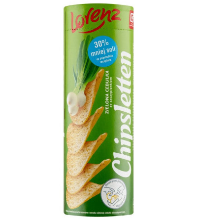 Чіпси Chipsletten картопляні зі смаком зеленої цибулі 100г