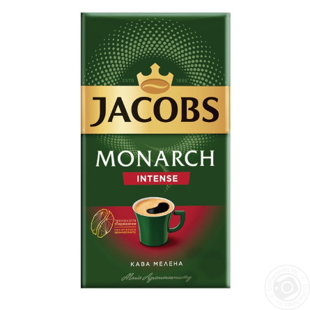 Кава Jacobs Monarch Intense мелена темнообсмажена 230г