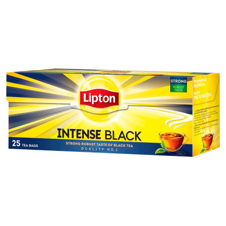 Чай Lipton Intense чорний 25х2г slide 1