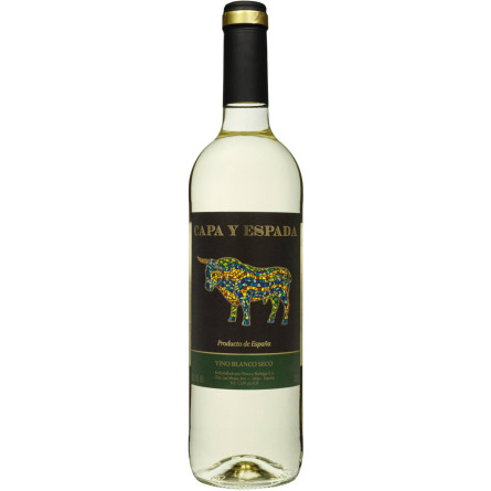 Вино Vinos Bodegas Capa y Espada Vino blanco seco біле сухе 0.75 л 11%