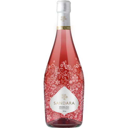 Вино Vicente Gandia Sandara Sparkling ігристе рожеве солодке 7.5% 0.75 л