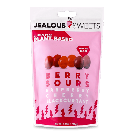 Цукерки Jealous Sweets Berry Sours боби кислі жувальні slide 1