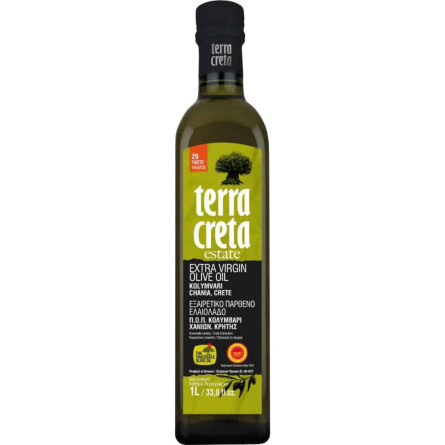 Оливкова олія Terra Creta Estate Extra Virgin 1 л