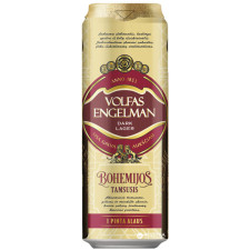 Упаковка пива Volfas Engelman Bohemijos Dark темне фільтроване 4.2% 0.568 л x 24 банки mini slide 1