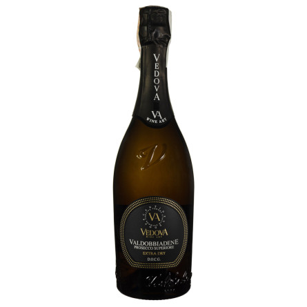 Вино игристое Cantine Vedova Valdobbiadene Prosecco Superiore Extra Dry сухое белое 0.75 л 11%