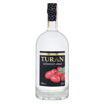 Напій алкогольний Turan Араг кизиловий 40% 0,7л