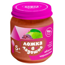 Пюре Ложка в ладошке яблуко-чорнослив 100г mini slide 1