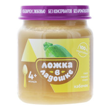 Пюре Ложка в Ладошке кабачок 100г mini slide 1