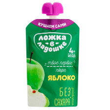 Пюре Ложка в ладошке Яблуко для дітей 90г mini slide 1
