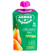 Пюре Ложка в ладошке Груша для дітей 90г mini slide 1