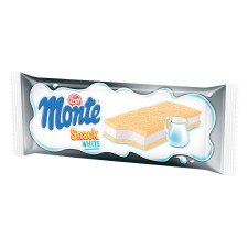 Тістечко Zott Monte бісквітне з молочним наповнювачем 29г mini slide 1