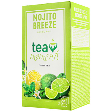 Чай зелений Tea Moments Mojito Breeze 25шт*1,6г