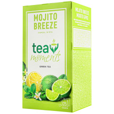 Чай зелений Tea Moments Mojito Breeze 25шт*1,6г mini slide 1